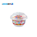 180ml custom disposable printed PP plastic cup with PET lid